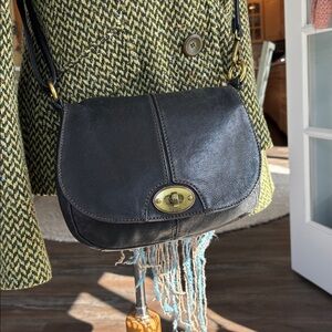 Fossil leather crossbody purse